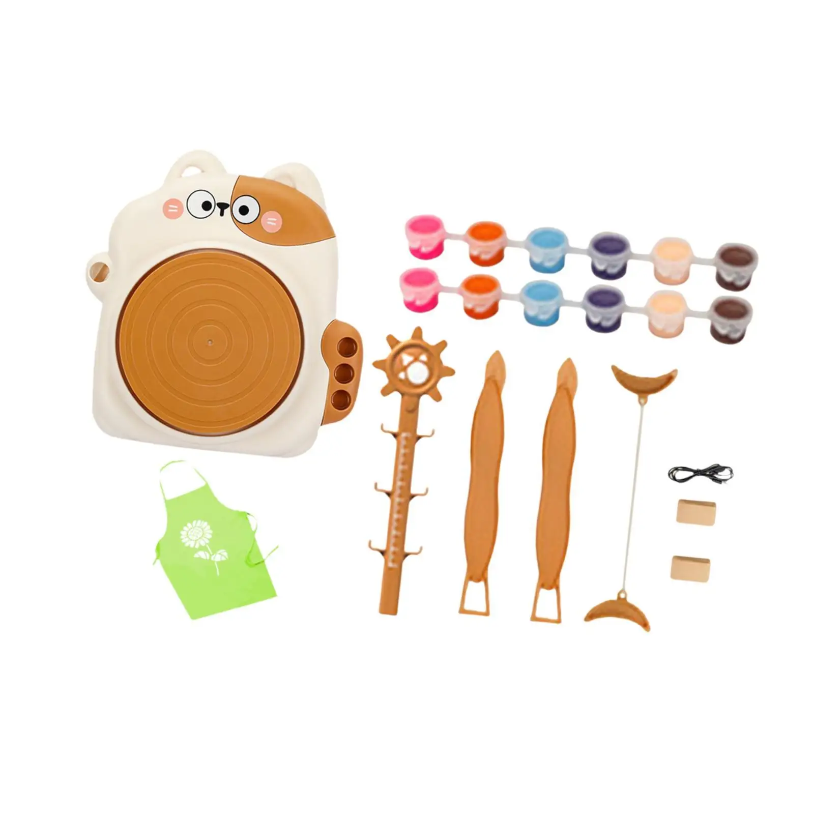 Electric Pottery Wheel for Kids for Pottery Class Creativity Holiday Gift