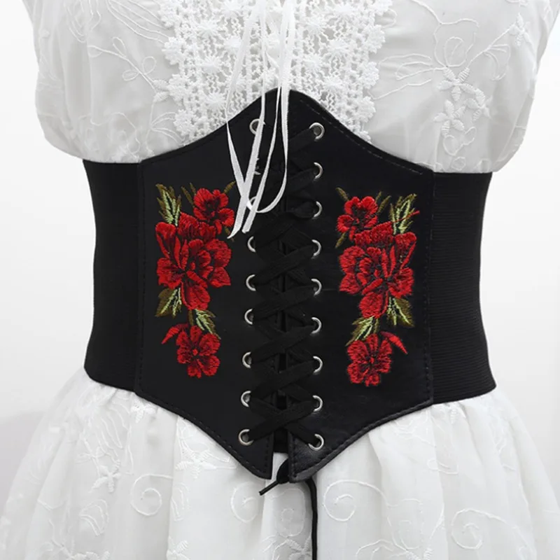 

Fashion Trend Women Body Shaper Buckle Wide Waistband Waist Belt Underbust Corset Belt New Accessories Body Building