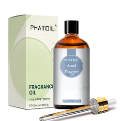 PHATOIL Fragrance Oil Collection - Coconut, Vanilla, Sea Breeze, Fresh Linen & White Musk Scents (100ml) - 100ml (Angel)
