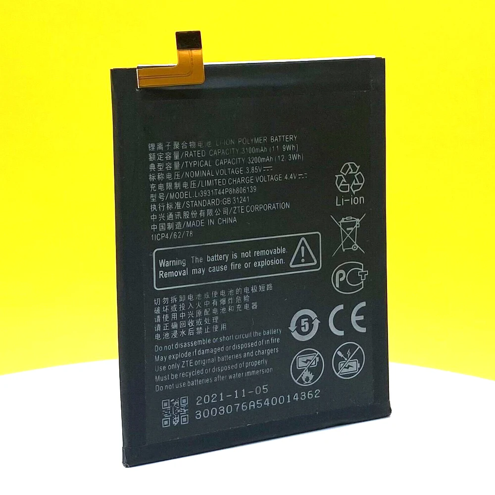 Новый аккумулятор 3200 мАч Li3931T44P8h806139 для ZTE Blade V9 V10 /V9Vita  /V10Vita /A7 Vita /A4 /A5 2020 /A7 2019 мобильный телефон