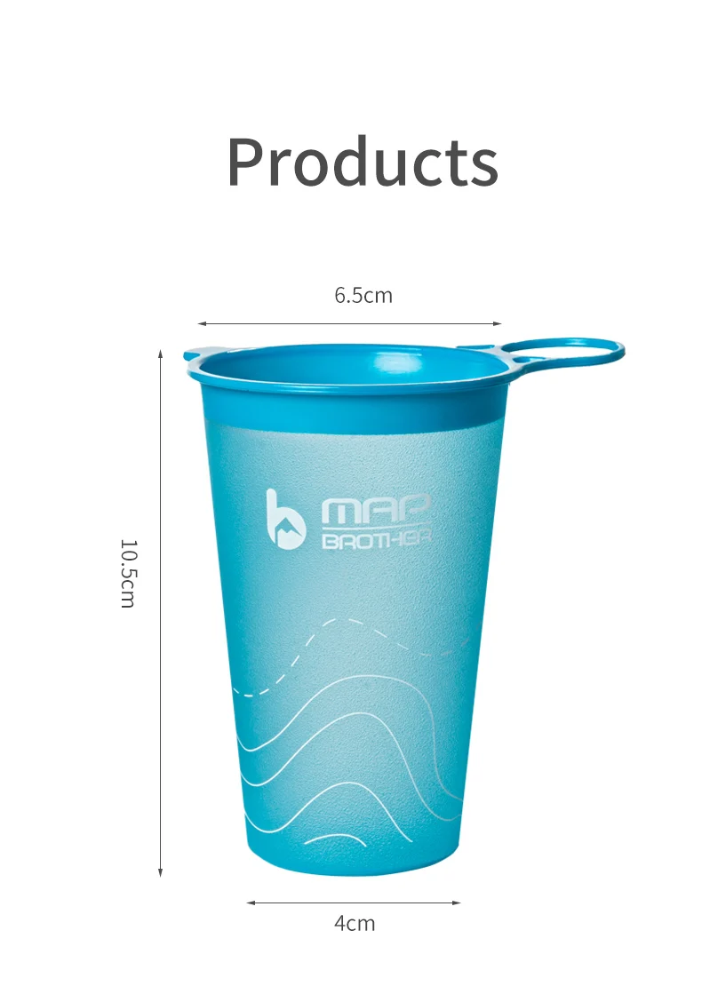 200ml Foldable Soft Flask TPU Squeeze Outdoor Sport Running Water Bottle