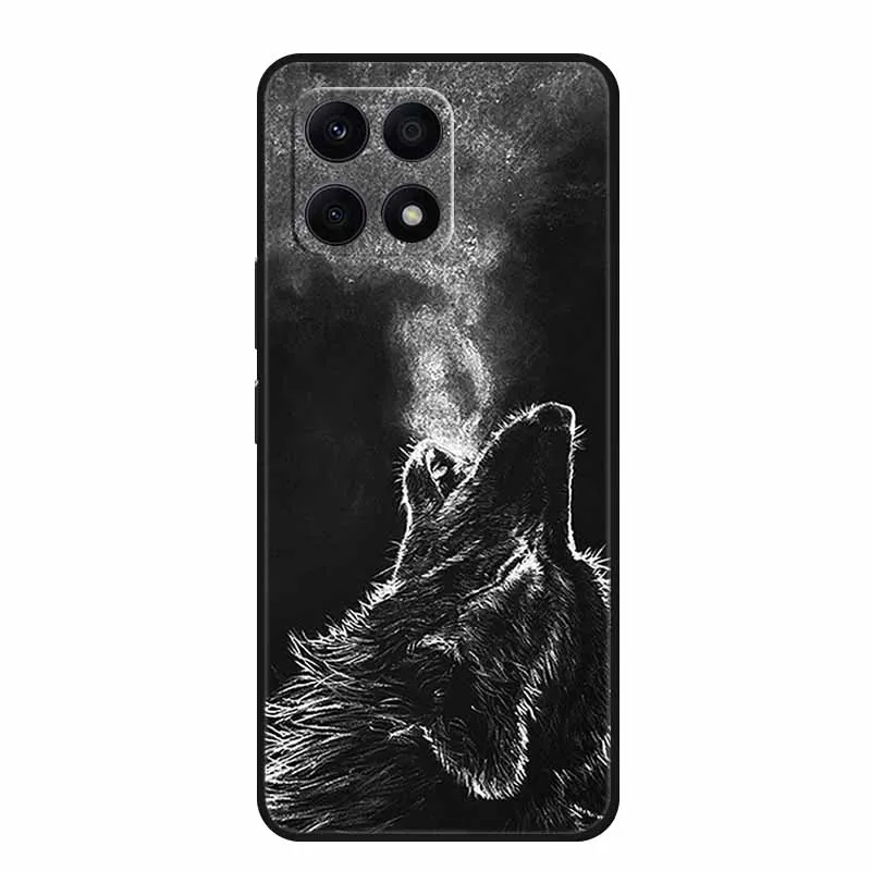 Lion Wolf TPU Silicone Protective Case - Soft Printed Cover
