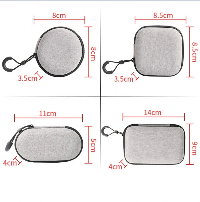 Stunning EVA Earphone Case With Smooth Glide Zipper Keeps Gear Safe