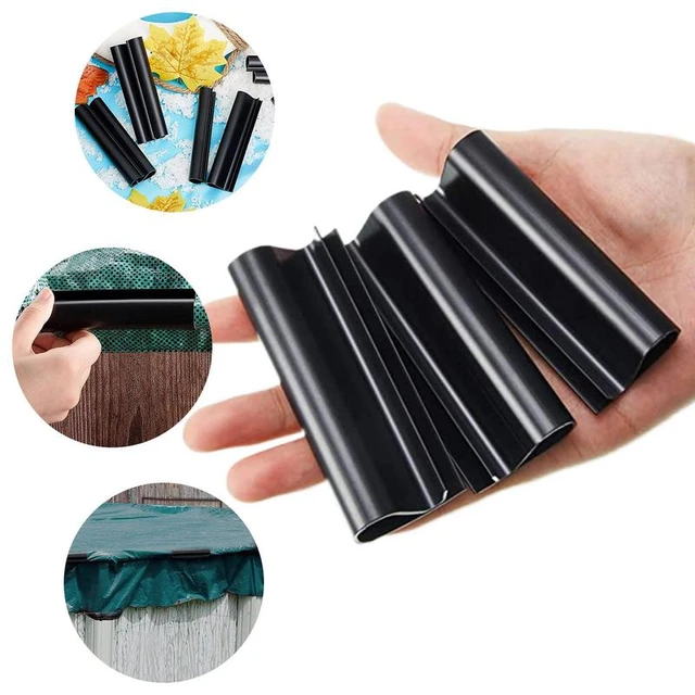 24pcs Pool Cover Clips durable Windproof Pool Cover Edge Protector with  Metal Railing Practical Swimming Pool Cover for Winter - AliExpress
