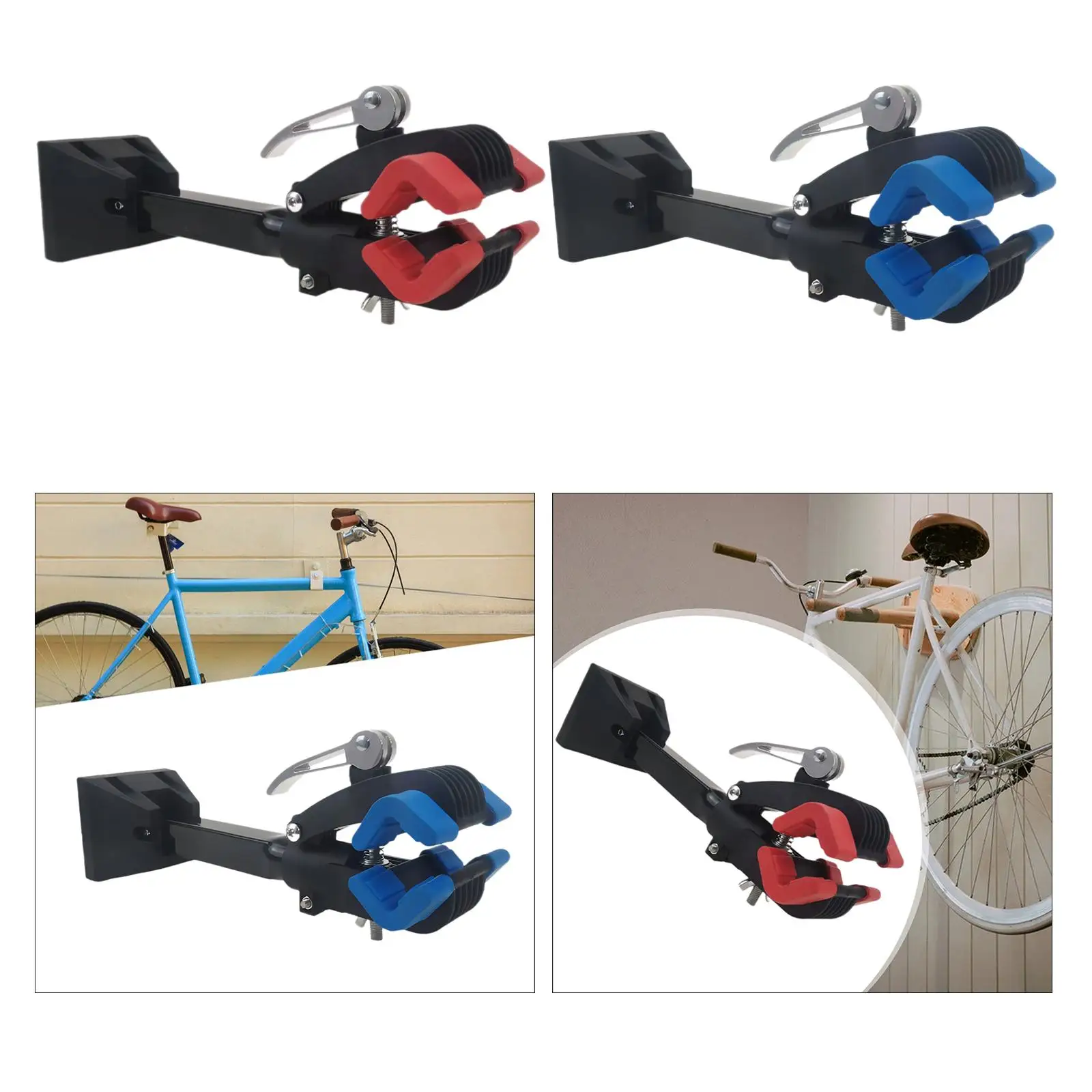 Bike Repair Stand Bench Mount Heavy Duty for Mountain Bikes Convenient Easy Install Space Saving Professional Wall Mounted