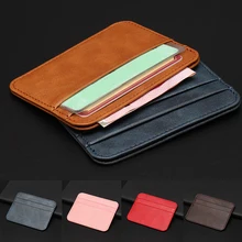 

Men's And Women's Durable Multi Card Clip Mini Wallet Leather Bank Business Card Holder Certificate Folder