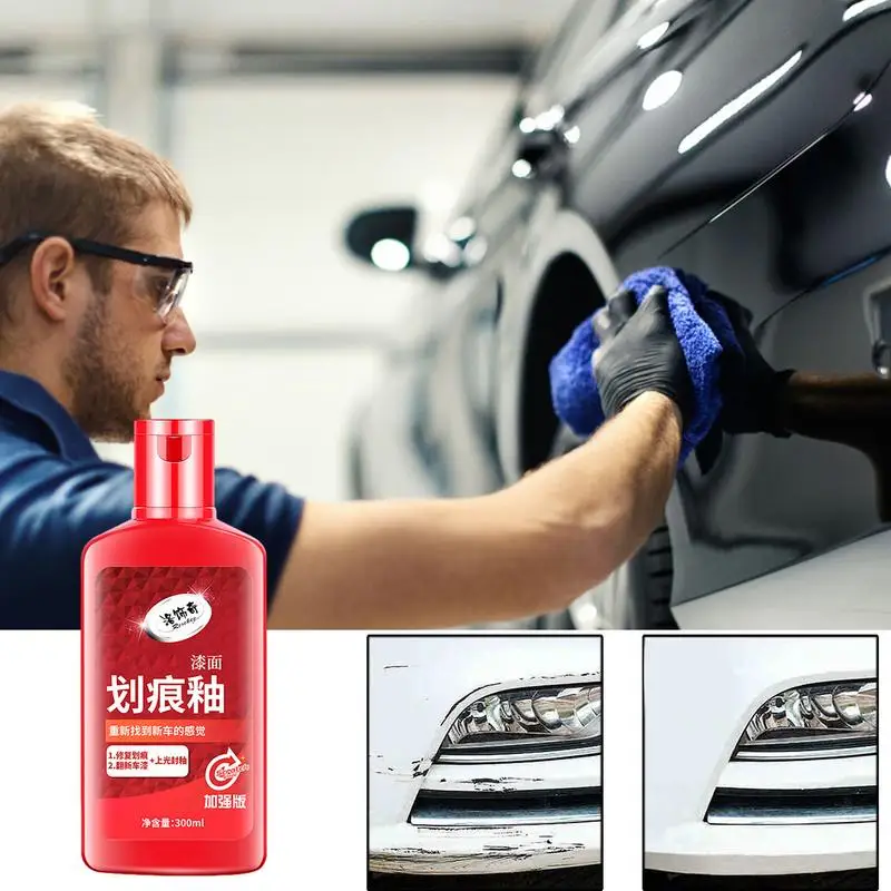 

Car Scratch Repair 300ml Car Polishing Wax Exterior Car Care Products Multifunctional Car Scratch Removal Compound Auto Polish