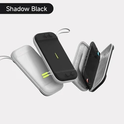 Portable Hard Shell Travel Case for Switch 2 with Game Cartridge Storage (Shadow Black)
