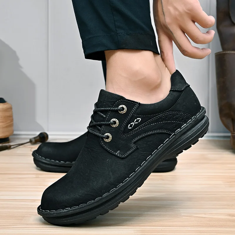 

Mens shoes lace up Dress Italian Leather Shoes Luxury Brand Mens oxfords Genuine Leather Formal Moccasins Men footwear