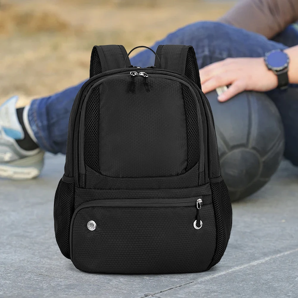 Basketball Backpack Soccer Backpack with Ball and Shoe Compartment Sports Bag Waterproof Gym for Basketball Players
