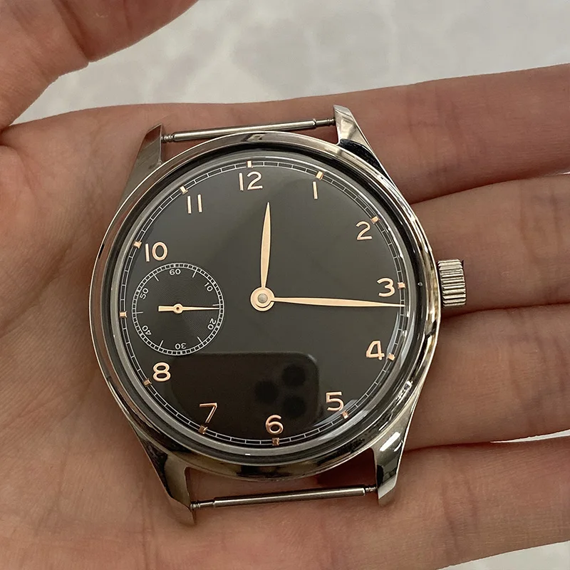 42mm Men's Manual Mechanical Watches Tianjin ST3600 Movement Waterproof Stainless Steel