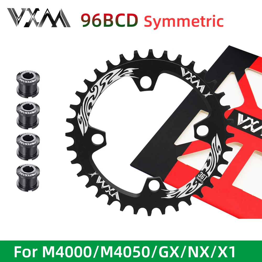 Круглая звезда VXM 96BCD для Alivio 32t 34t 36t 38t зубчатая одинарная пластина зубьев горный велосипед 96 BCD M4000 M4050