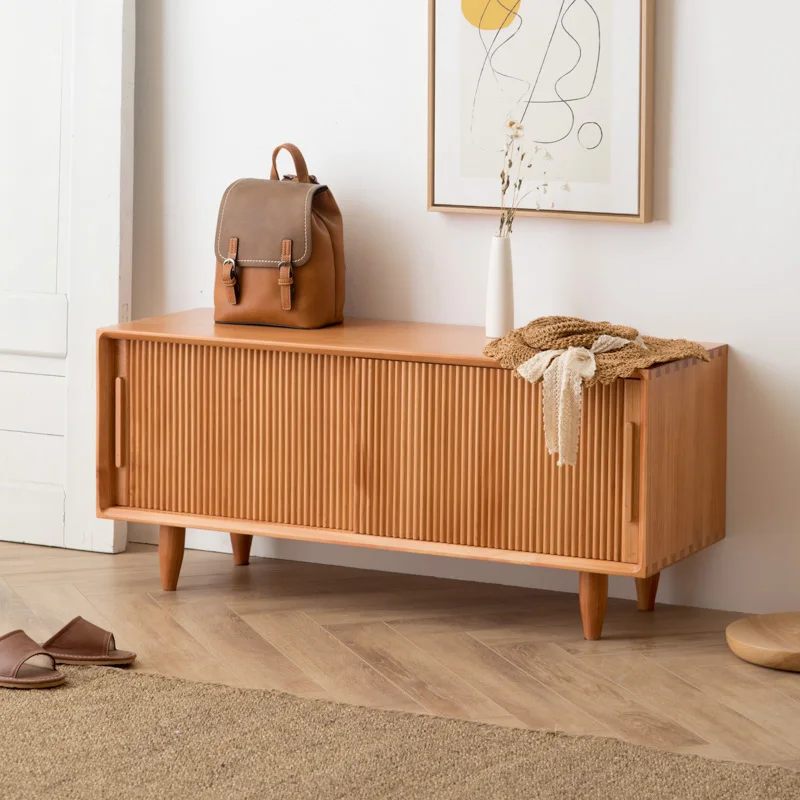 

Nordic Minimalist Shoe Cabinets Storage Bedroom Bench Simple Shoe Cabinets Hall Display Gabinetes De Sapatos Bedroom Furniture