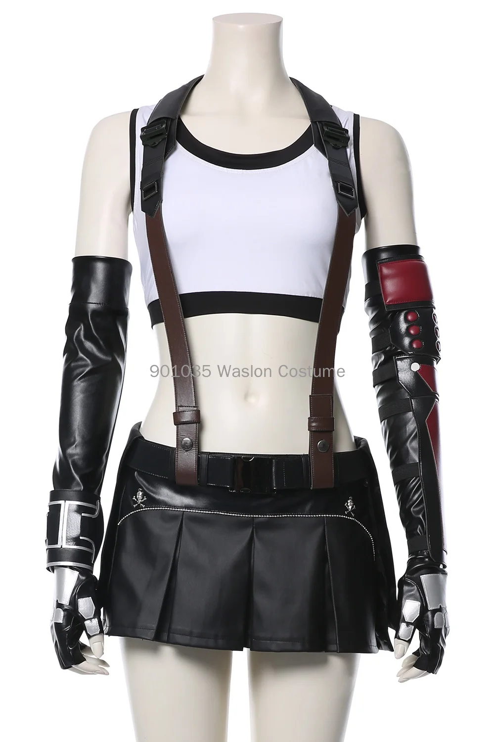 

Final Fantasy VII Remake Tifa Lockhart Leather Cosplay Costume Adult Women Girls Halloween Carnival Costumes