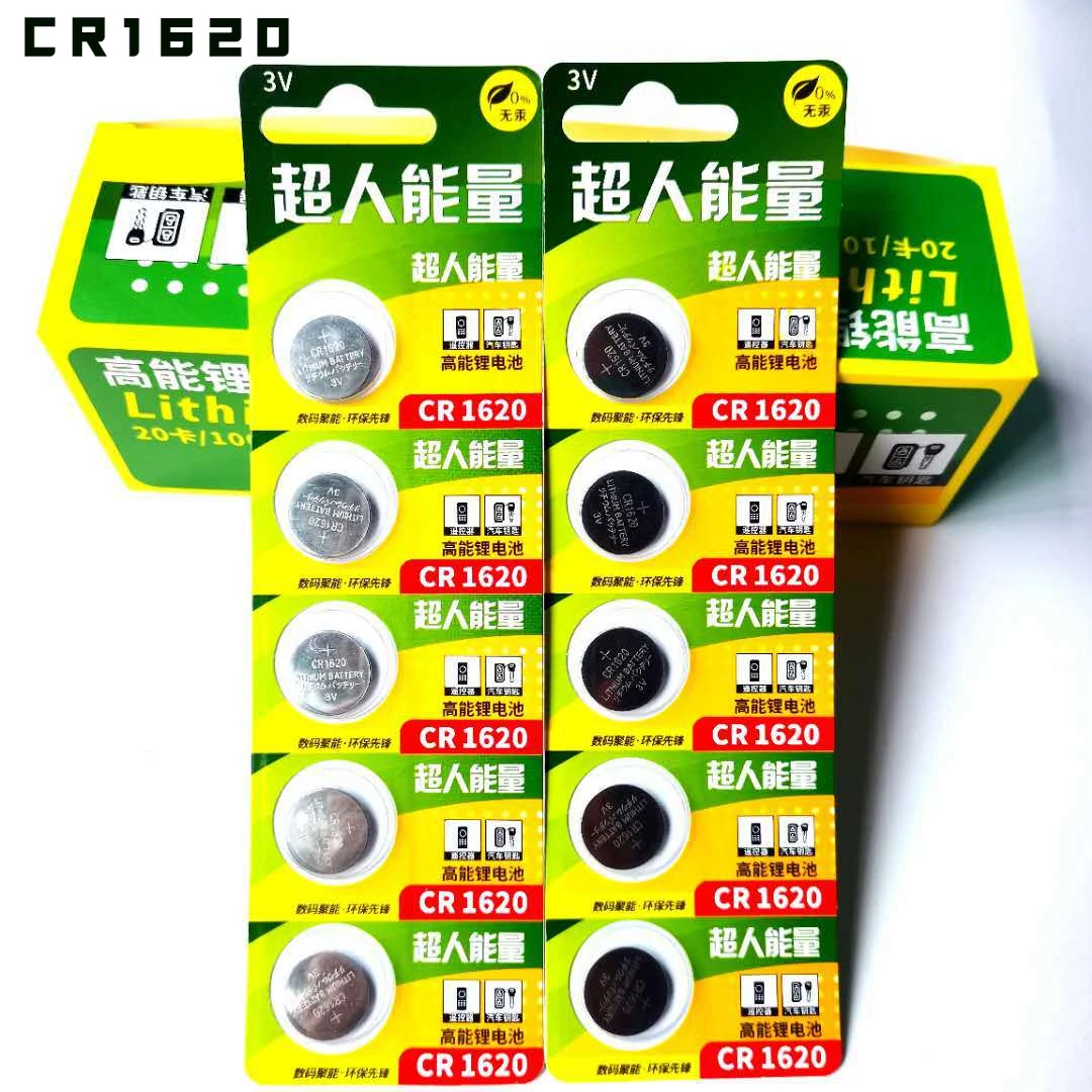 5/10PCS 100% Original CR1620 Battery 3v Button Cell Specialized Car Remote  Control Battery CR 1620 Lithium Battery Button Cell - AliExpress
