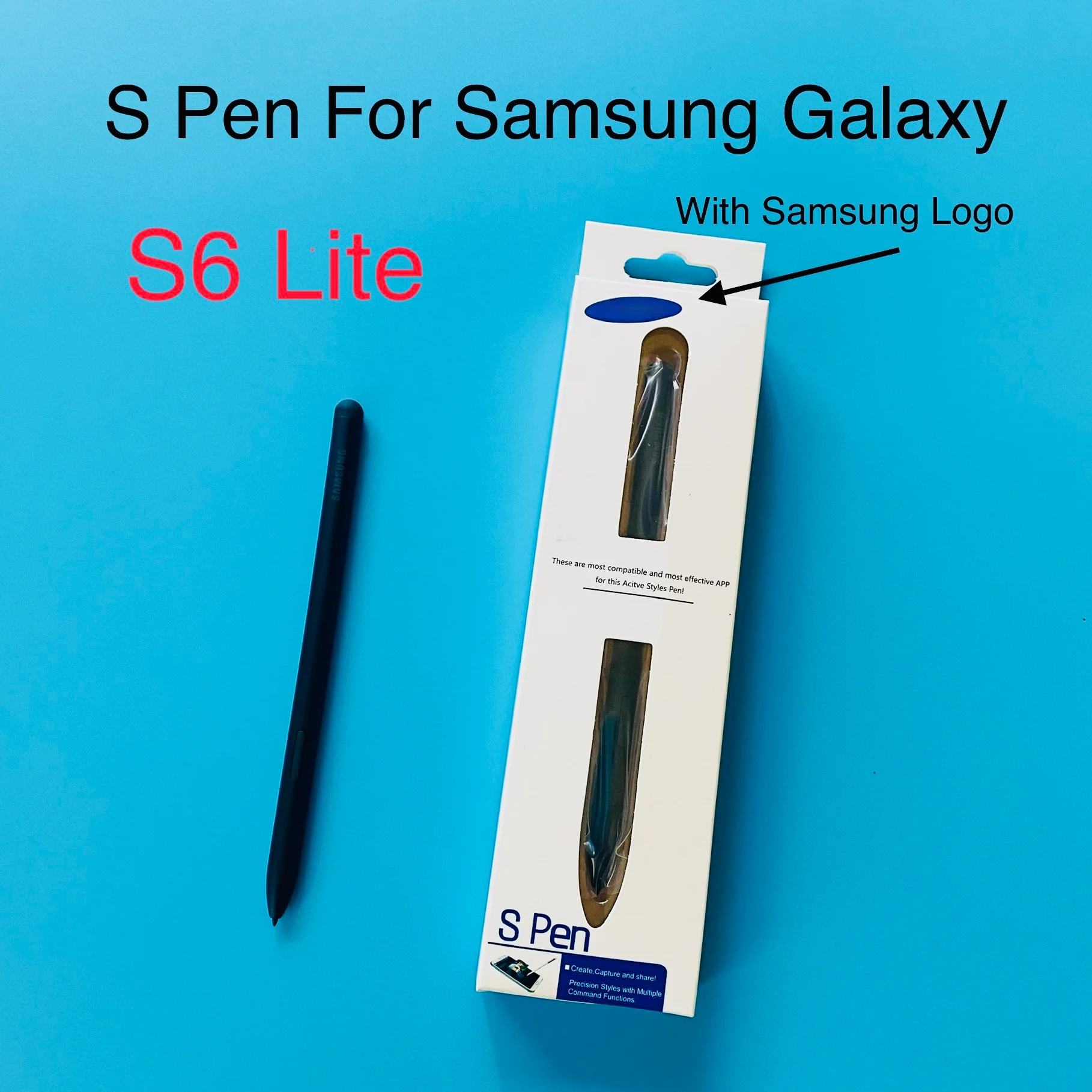Samsung S6 lite Stylus S Pen Sensitive Screen Touch Pen Replacement For