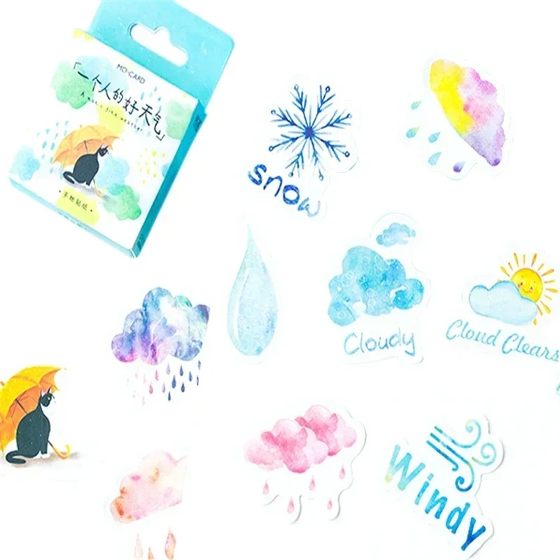 46 Pcs/lot Classic Beautiful Vacation Scrapbooking and Travel Diary Stickers For Album Waterproof Labels Office School