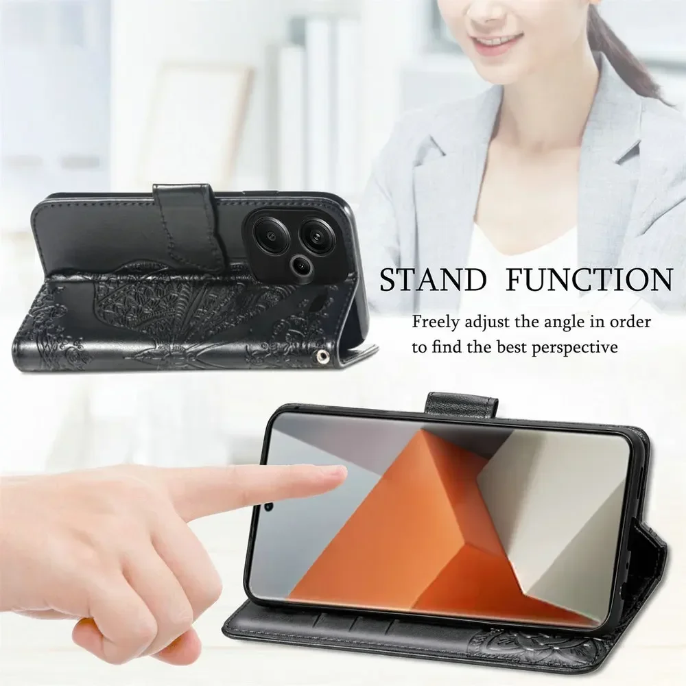 Luxury Leather Flip Case with 360° Protection and Book Style Cover