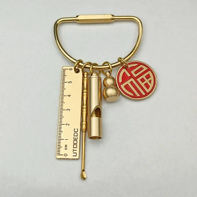 3, 4, & 5 Safety Pin and Key Ring