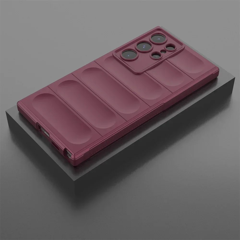 Shockproof Armor Matte Phone Case - Durable TPU Silicone Back Cover