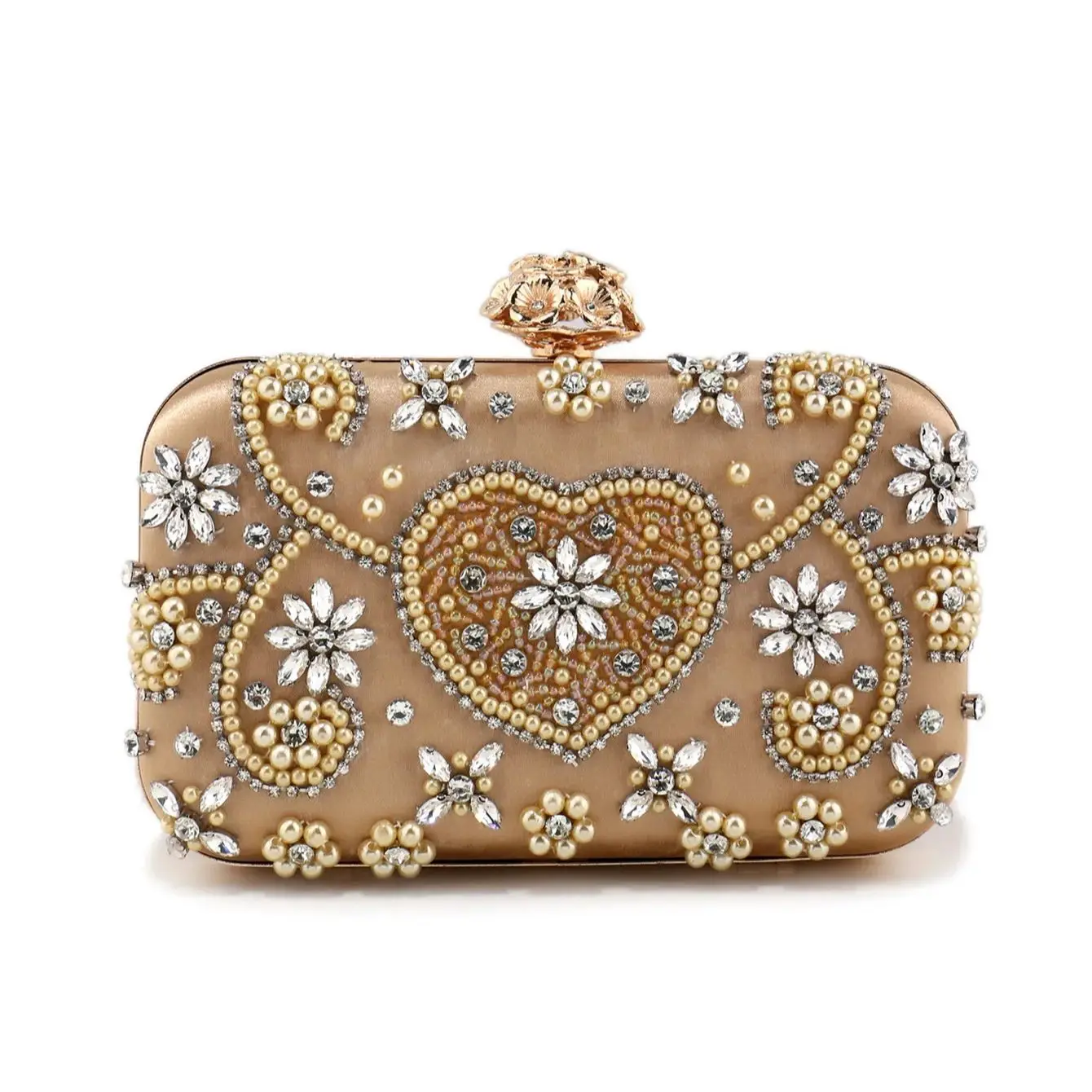 Luxury Diamond Evening Handbag for Women Wedding Party