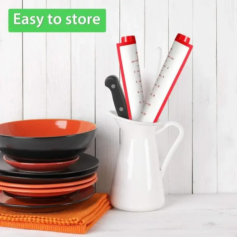 80/70/60/30cm Silicone baking mat Rolling Kneading Pad Pastry Tools Crepes Pizza Dough Non-Stick Kitchen Silicone Mat