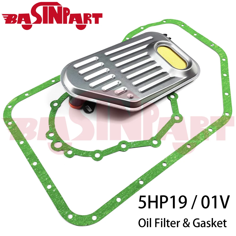 5HP19 A5S325Z Transmission Filter Kit w/ Oil Pan Gasket Seal For BMW 3 5 Series For Audi S6 RS6 Jaguar S Type 24152333915