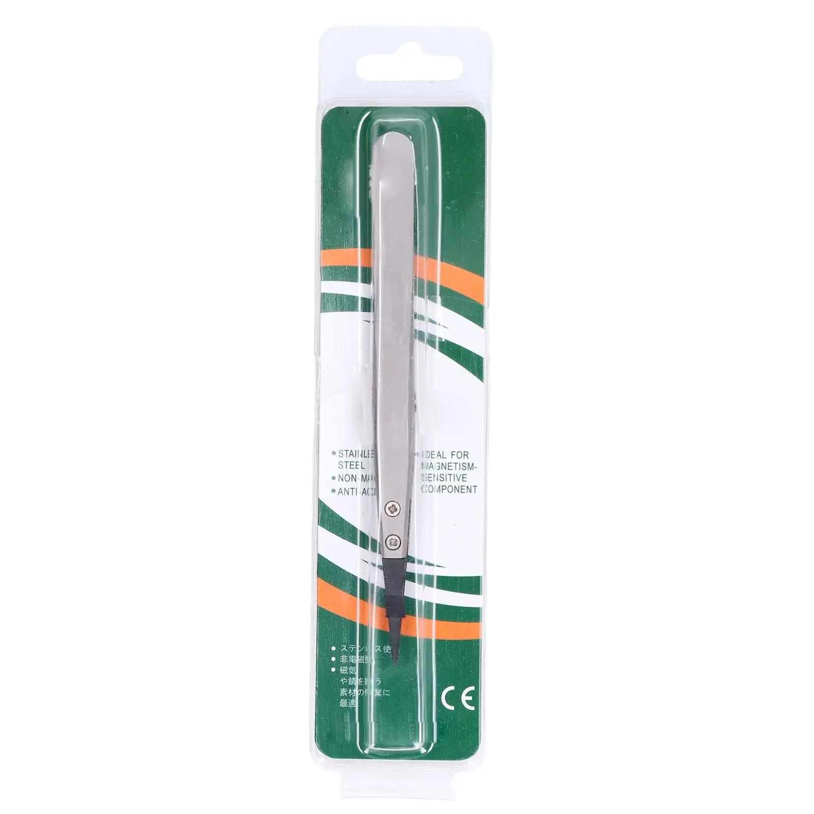 Precision Carbon Tweezers-Pointed Anti-Static Plastic Tweezers for Semiconductor Use
