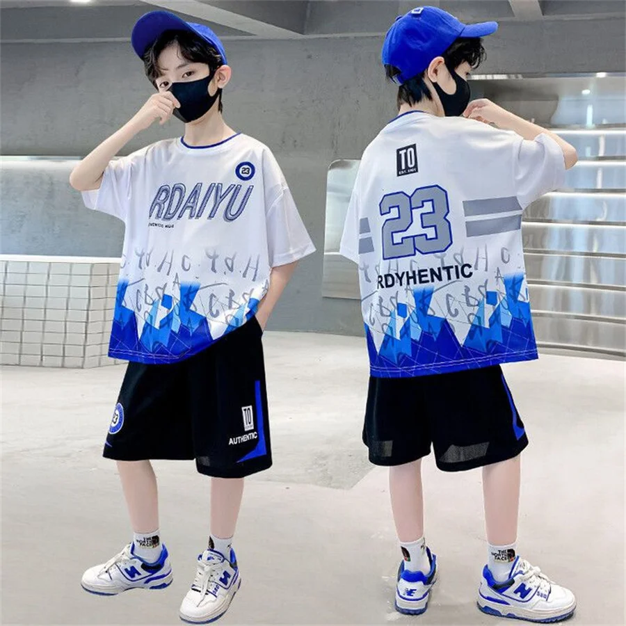 

Teen Boys Clothing Sets Summer Boys Clothes Casual Outfit Kids Tracksuit For Boys Sport Suit Children Clothing 6 8 9 10 12 Year