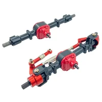 2Pcs MN82 LC79 Metal Axle Metal Gear Front and Rear Axle for Mang Cow MN82 LC79 RC Truck Car Upgrade Parts Accessories A 2