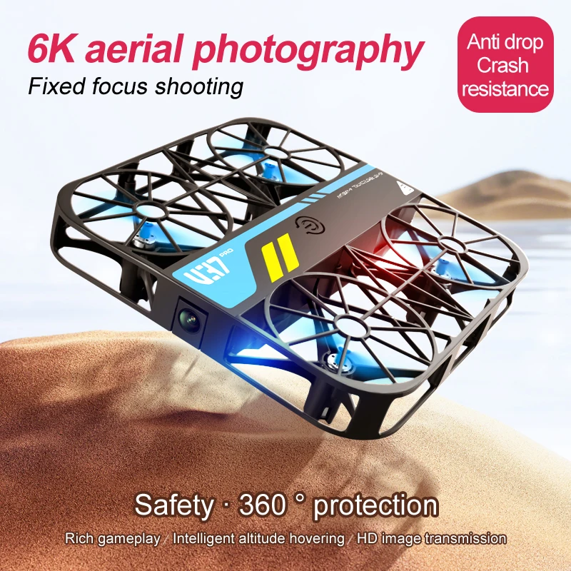 4D-V37 Mini Pocket Drone Altitude Hover Aerial Photograph 2.4G WiFi HD Image Transmission FPV RC Quadcopter Drone with 4K Camera