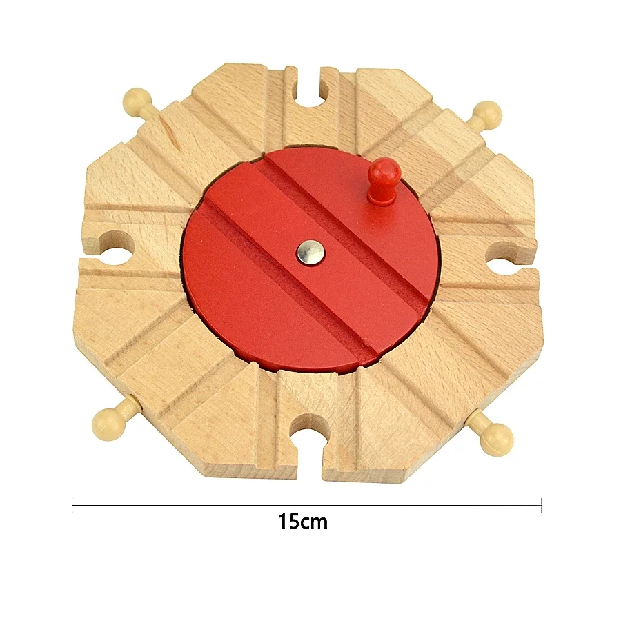 Beech Wooden Train Track Orbital Conversion Set - Educational Railway Toy