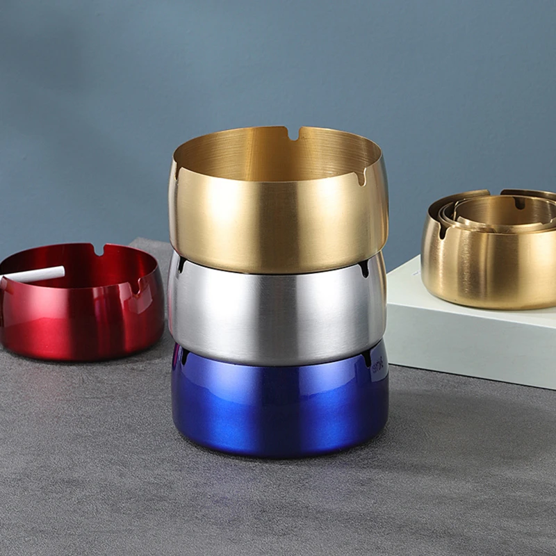 Stainless Steel Ashtray Creative Event Opening Gift Bar Hotel Metal Commercial Outdoor Pocket stainless steel ashtray,metal ashtray