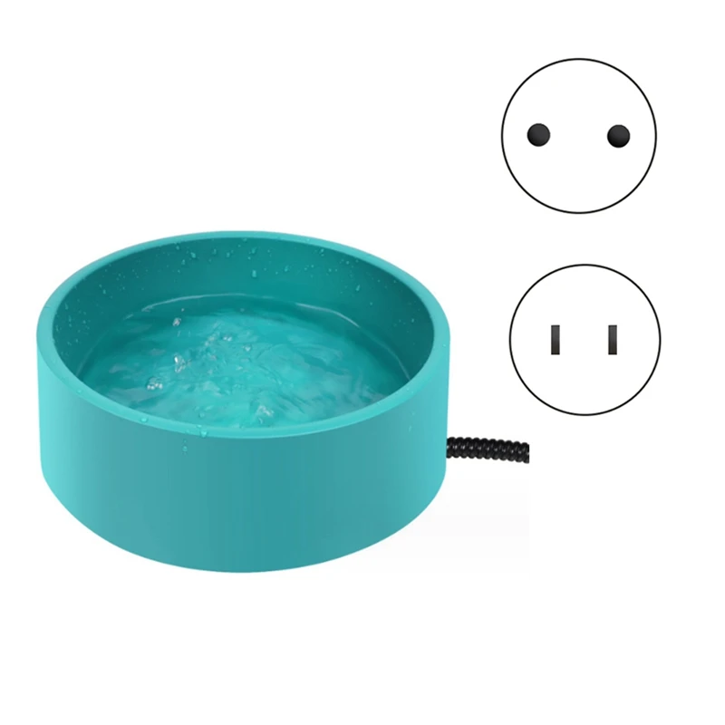 

Heated Pet Bowl - 3.2L For Dog Cats, Heated Pets Bowl, Outdoor Water Bowl For Rabbit Chicken Duck Squirrel