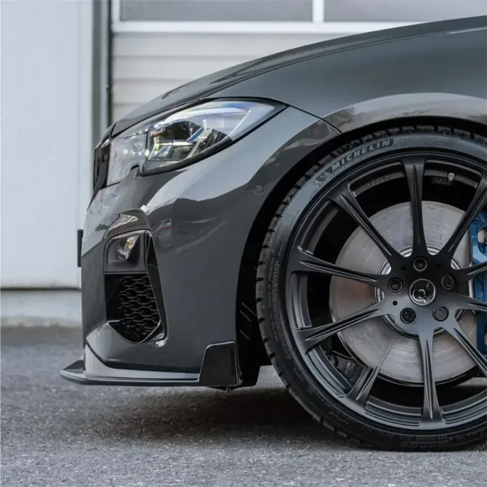 Front Bumper Splitter Lip for Bmw G20 G21 320i 320d 330i M340i M340d-Pre-Lci Mpack Spoiler Diffuser Lower Bumper Guard
