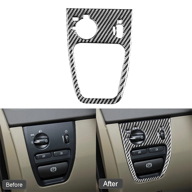

Кнопка переключателя автомобильной фары панель Крышка отделка для Volvo XC90 2003 2004 2005 2006 2007 2008-2014 Аксессуары для молдингов интерьера