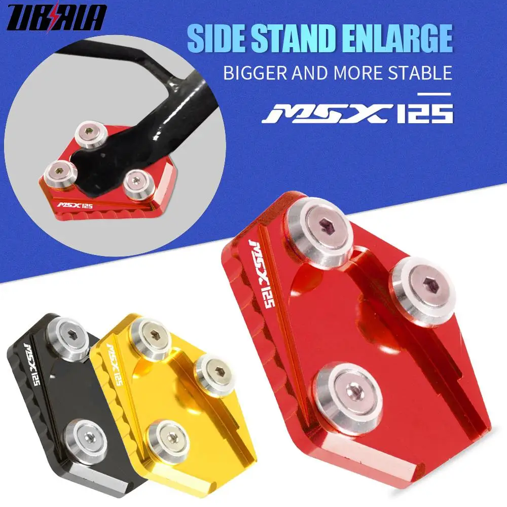 Motorcycle Accessories Kickstand Foot Side Stand Enlarge Extension Pad