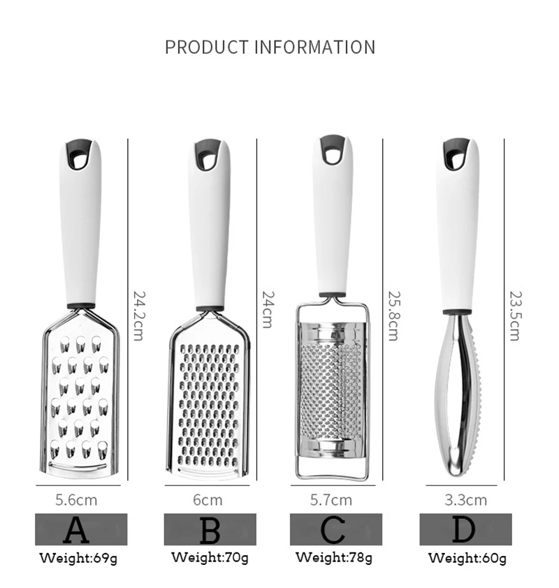 Cheese grater lemon multi-purpose stainless steel vegetable fruit tool zest planer kitchen accessory