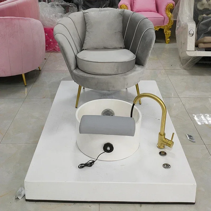Luxury Modern Foot Manicure Chair Throne Spa Pedicure Chair