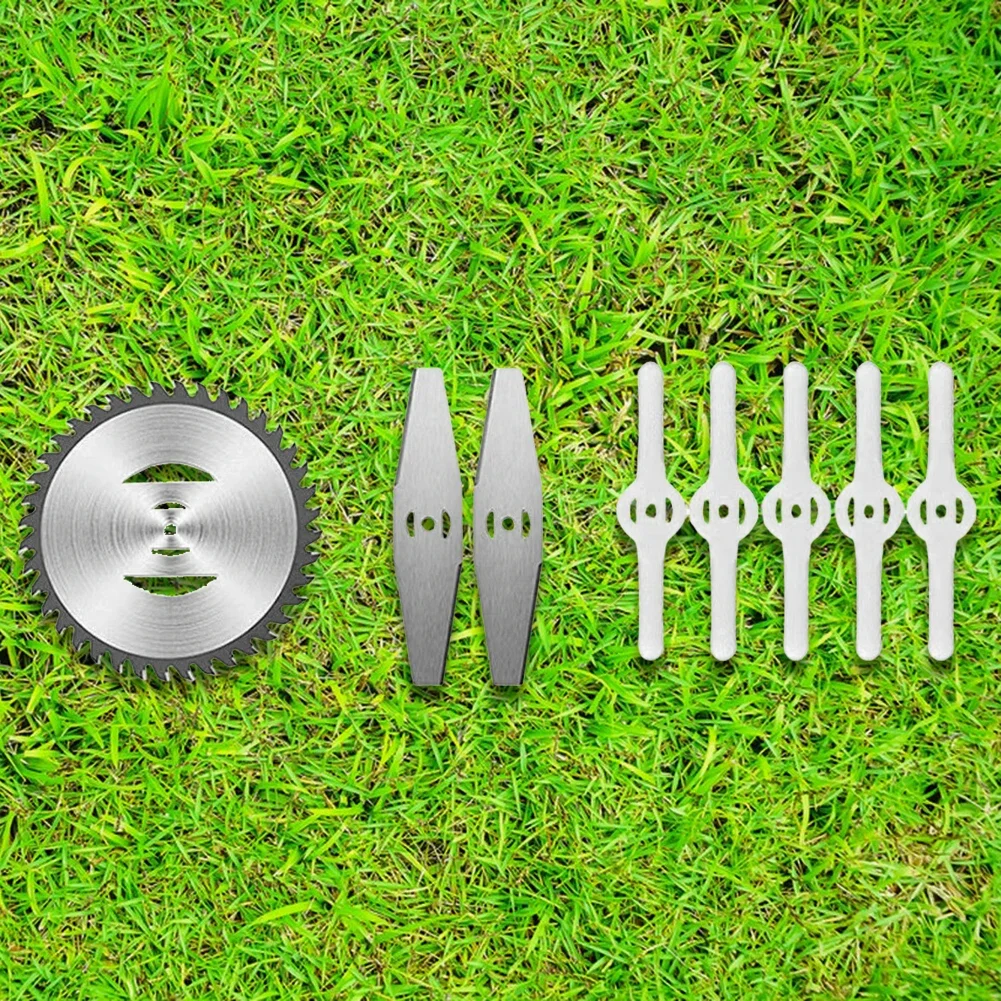 150MM Cordless Grass String Trimmer Cutter Blade Plastic Metal 4inch Saw Blade Grass Trimmer Saw Blade Lawn Mower Fit Accessory