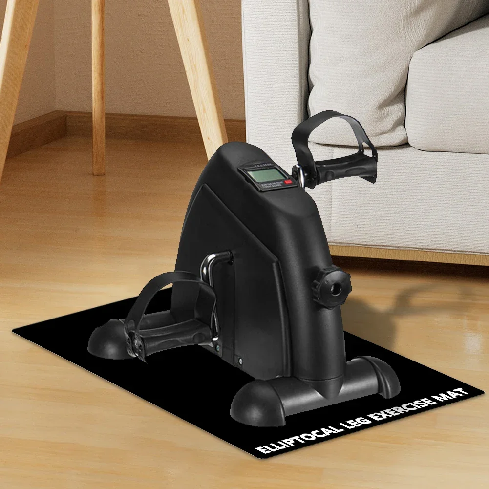 Ellipse Leg Exerciser Machine Mat Seated Foot Pedal Exerciser Mat Soft Stepper Floor Mat Enhance Stability for Fitness Sports