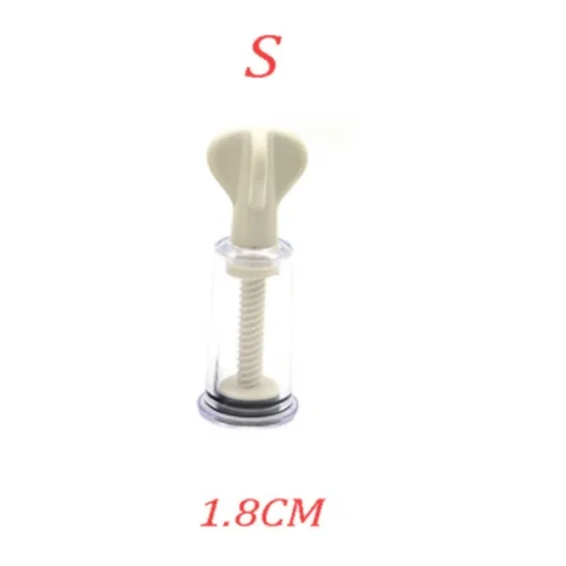 4 Size Nipple Sucker Enlarger Nipple Clamps Pussy Pump Clitoris Clip Vacuum Stimulate Breast Enlarger Sex Toy for Women Men BDSM