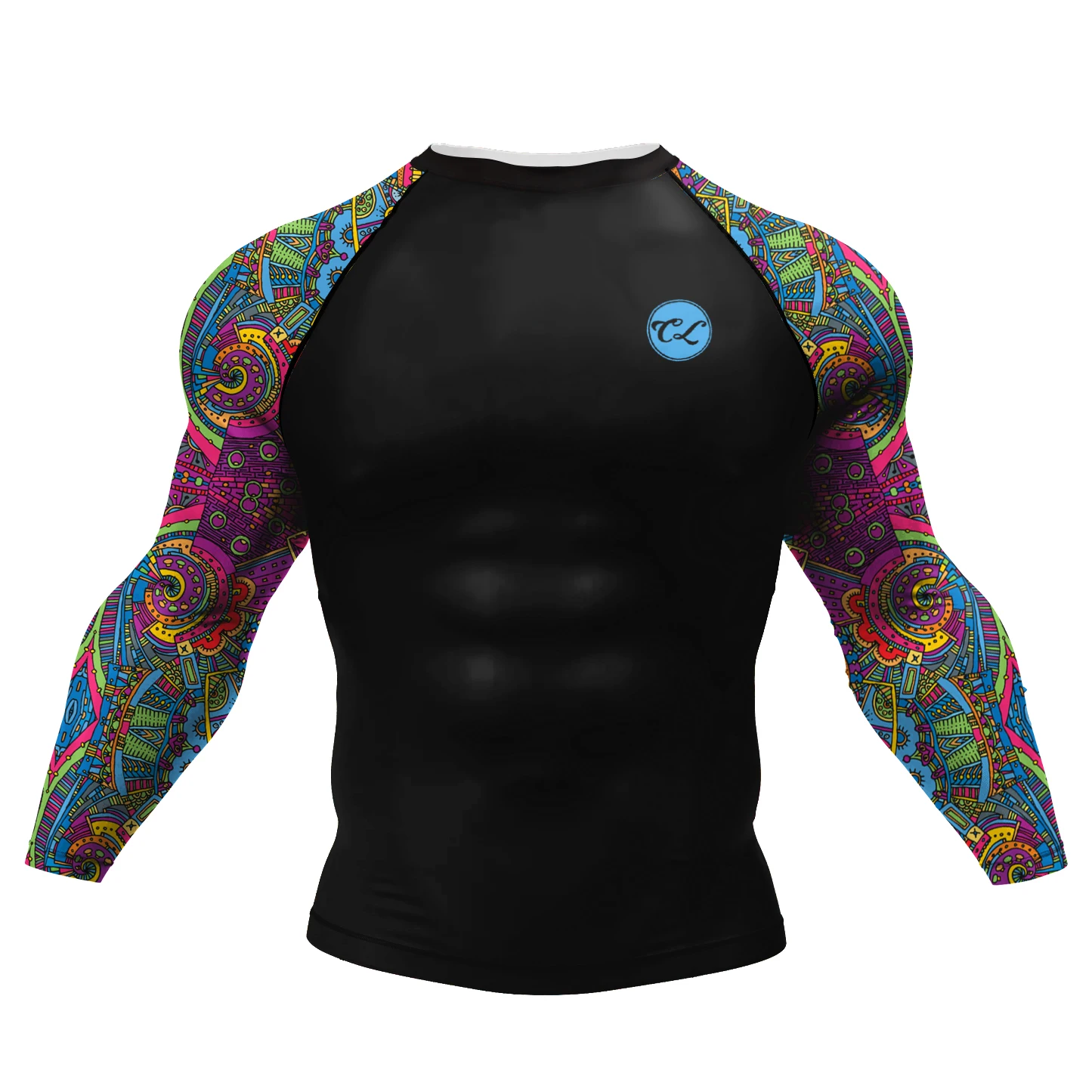 Camisas esportivas legais para homens, camisas legais Rashguard, ciclismo Running Tops, tatuagem compressão ginásio t-shirts, MMA Jiu Jitsu gi, Upf 50 +