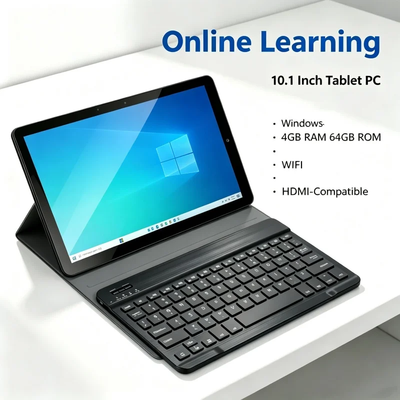10.1 INCH 4GB RAM 64GB ROM DS102 WINDOWS 10 Tablet PC Z8300 Quad Core 1280*800 IPS Screen WIFI Type-C USB 3.0