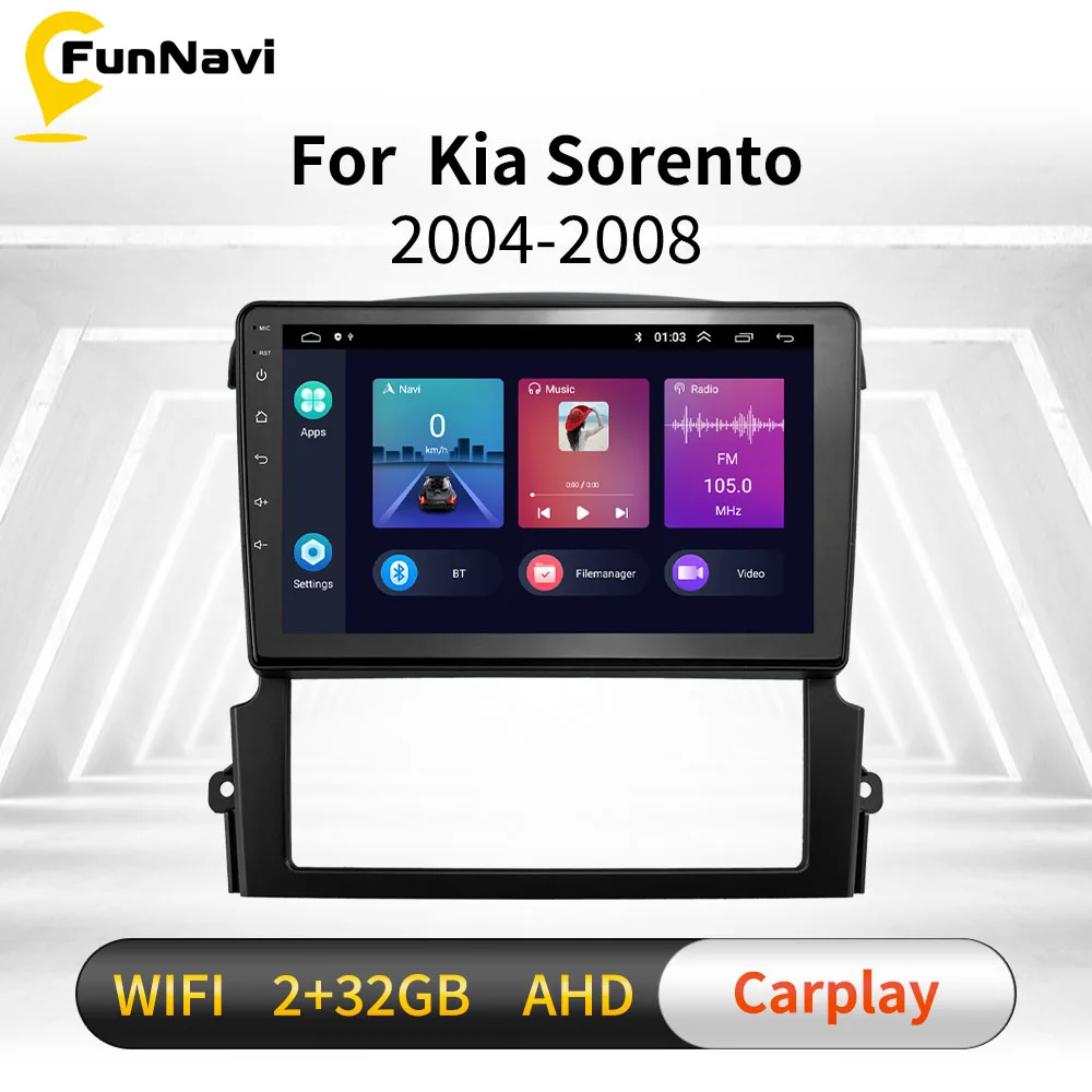 

2 Din Android for Kia Sorento 2004-2008 Car Radio Multimedia GPS Navigation Player Wifi FM Audio Stereo Head Unit Autoradio
