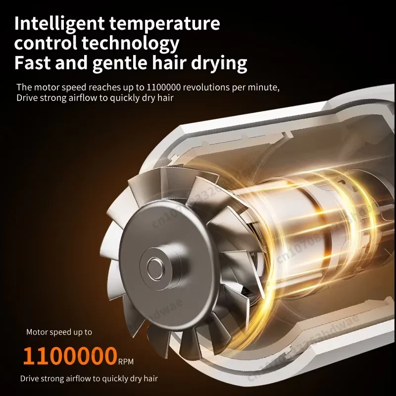 Sèche-cheveux professionnel sans feuilles, 220V, haute vitesse, Ion négatif, soins du cuir chevelu, haute puissance, souffleur domestique, Machine de coiffure pour Salon – Image 4
