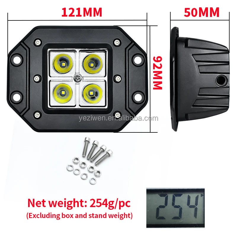 Auto Work Light Mount Work Off Road 12V 24V Spot Flood Combo LED Bar Spotlight