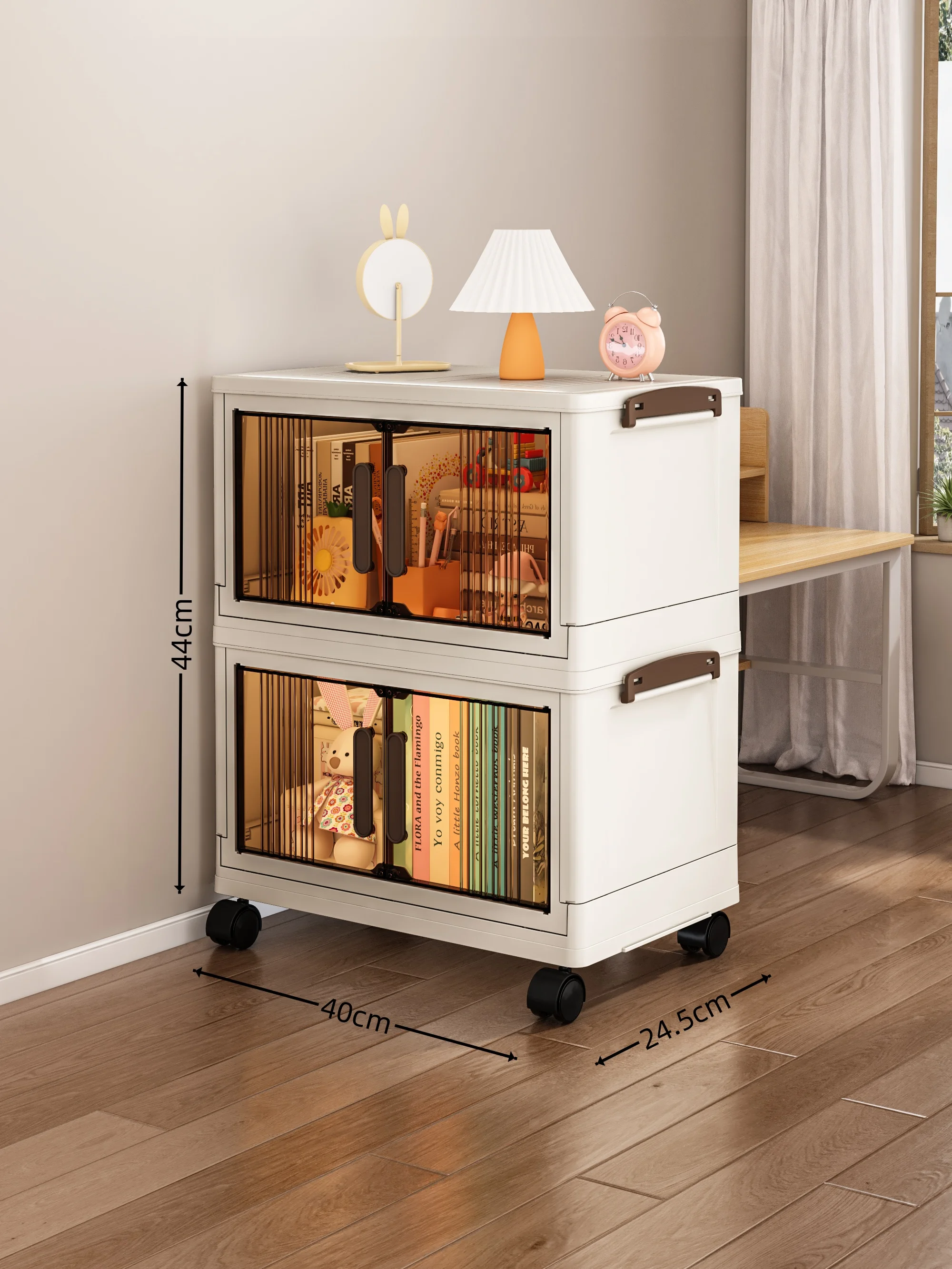 Desktop storage box, multi-layer office desk storage cabinet, stationery, snacks, sundries storage rack, home organization