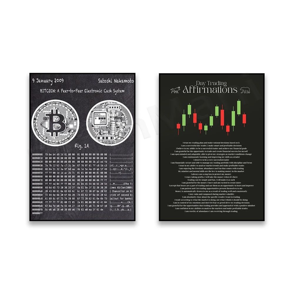 Cryptocurrency Patent Poster: How This Art Piece Transformed My Home Office  Into a Tech Heritage Space
