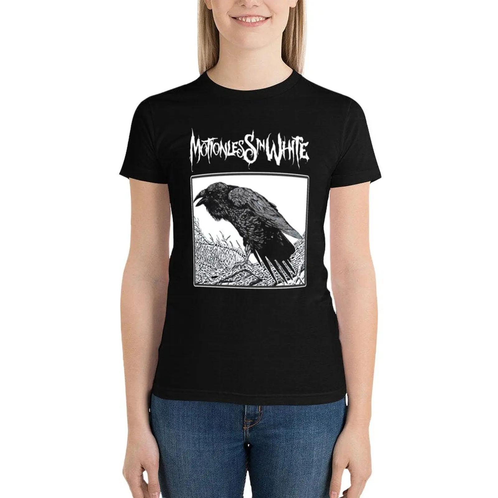 

The Creatures Black Motionless T-Shirt female shirts graphic tees spring clothes Women 2024